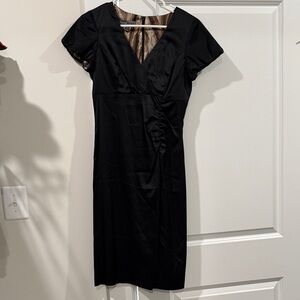 Donna Ricco Black Midi Dress